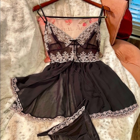 Victoria's Secret Other - 💠Victoria’s Secret Sheer Two Piece Babydoll Set